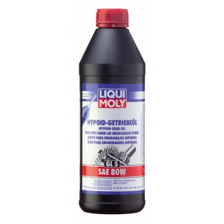 Hypoid-Getriebel (GL 5) SAE 80 W 1 Liter Liqui Moly