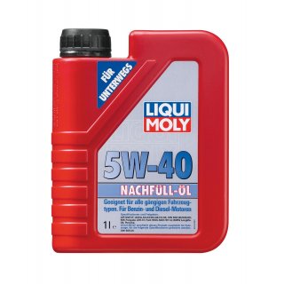 Liqui Moly Nachfll l 5W-40 1 l Kanister Kunststoff