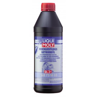 Hochleistungs-Getriebel (GL3+) SAE 75 W-80 1 Liter Liqui Moly