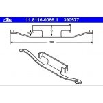 Feder Clip fr Bremssattel hinten fr verschiedene BMW