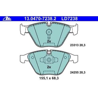 ATE Ceramic Bremsbelge vorn BMW 3er e90 e91 e92 e93 X1 e84 fr 312 und 348mm Bremsscheibe