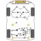 2 x Powerflex PFR5-716 äusseres PU Lager Integrallenker Hinterachse BMW e60 e61 e39 e53