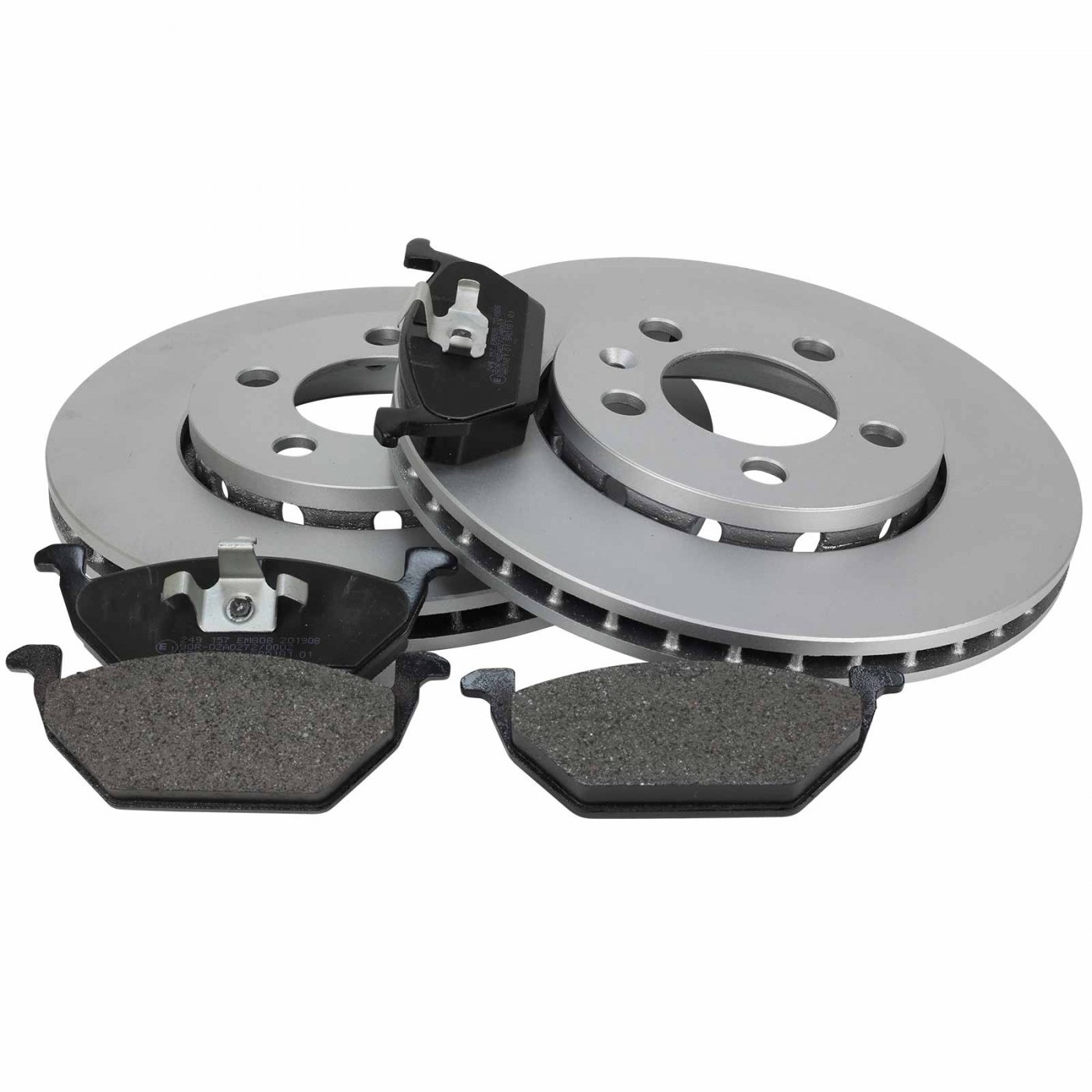 Bremsscheiben beschichtet 256mm + Bremsbeläge Vorderachse für VAG -  Car-Parts, 49,99 €