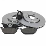Bremsscheiben beschichtet 256mm + Bremsbelge Vorderachse...