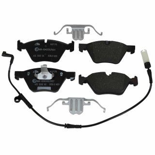 ATE Bremsbelge + Feder fr Bremssattel + Warnkontakt fr BMW 5er e60 e61 fr 310mm Bremsscheiben