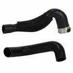 2x Ladeluftschlauch Turbolader an Ladeluftkhler fr Opel...