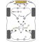 2x Powerflex PFF5-4655 PU Transmission Mounting Bush (Fast Road) for BMW not for xDrive  (No.55)