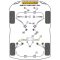 2x Powerflex PFF5-4655 PU Transmission Mounting Bush (Fast Road) for BMW not for xDrive  (No.55)