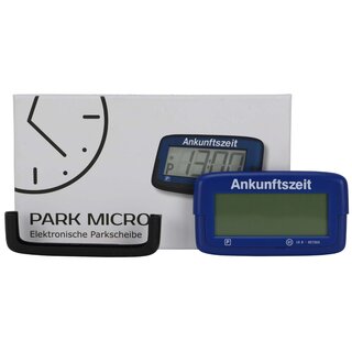PARK MICRO elektronische Parkscheibe Parkuhr