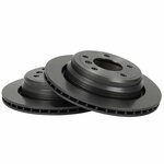 Brembo brake disc rear axle 298x20mm ventilated for BMW e39