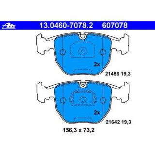 ATE Bremsbelge Vorderachse fr BMW e39 e38 X5 X3 fr 324mm + 348 + 332mm Bremse