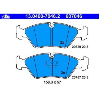 ATE Bremsbelge Vorderachse fr BMW e30 M3 e28 e24
