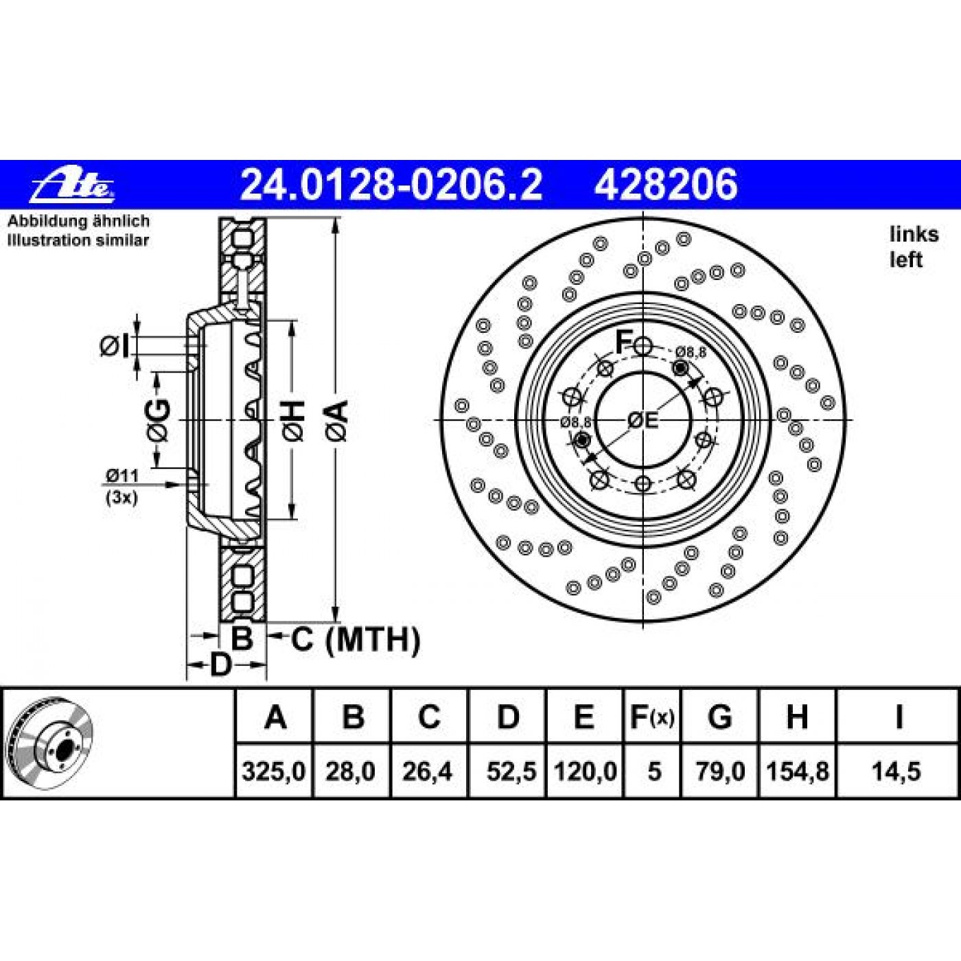 BMW E36, E46, Z3, Z4 286x22 Reuter Motorsport Performance Bremsscheiben mit  ABE (Vorderachse) Anwendung siehe Text