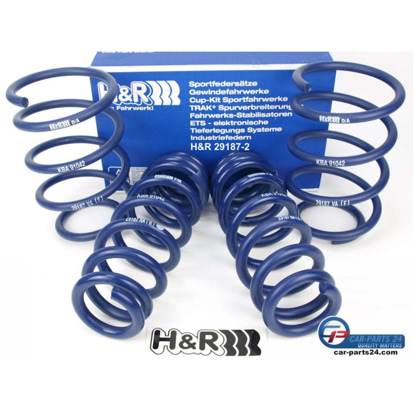H&R Tieferlegungsfedern 29187-4 für BMW 3er 35/20mm Sportfedern