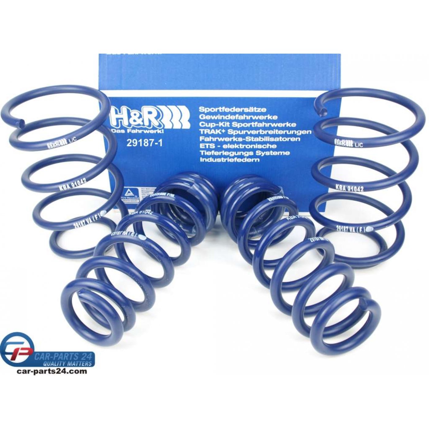 H&R Tieferlegungsfedern 29187-4 für BMW 3er 35/20mm Sportfedern