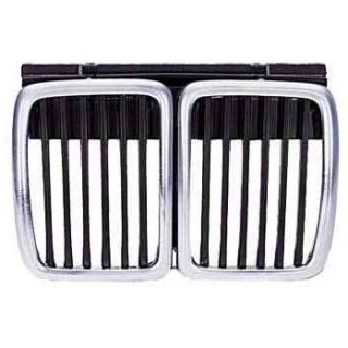 Khlergitter / Niere mitte Chrom fr BMW E30
