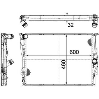 Khler fr BMW E81 E87 E90 E91 mit Schaltgetriebe