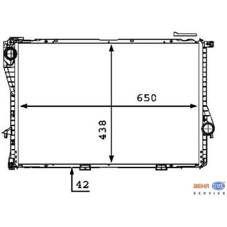 Khler fr BMW e39 / e38 Automatik / verstrkt von Hella Behr