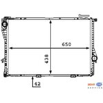 Khler fr BMW e39 / e38 Automatik / verstrkt von Hella...