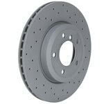 Zimmermann Sport front brake disc 325x25mm drilled BMW...
