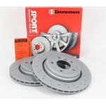 Zimmermann Sport rear drilled brake discs 320x22mm for...