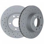 Zimmermann Sport Bremsscheiben gelocht Vorn BMW e34 e32...