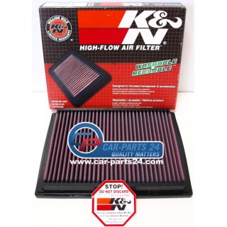 K&N 33-2070 Plattenfilter fr BMW e36 e39 e38 X3 Z3 & Z4 6 Zylinder