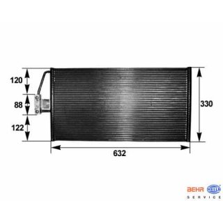 Mahle Behr Premium Line Klimakondensator fr BMW e39 520d 525d 530d / e38 730d 740d
