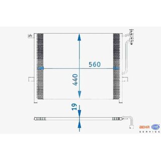 Mahle Behr Premium Line Klimakondensator fr BMW e46 Benziner