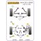 2 x Powerflex PFR5-504-165 Stabilager 16,5 mm Vorderachse für BMW E28 E24 E39