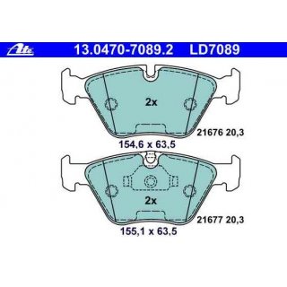 ATE Ceramic Bremsbelge Vorderachse fr BMW e39 (fr 296x22mm Bremsscheiben)