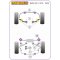 4 x Powerflex PFR5-306 PU Buchsen Längslenker hinten BMW e21 e30 e36 compact Z1 (Nr.5)