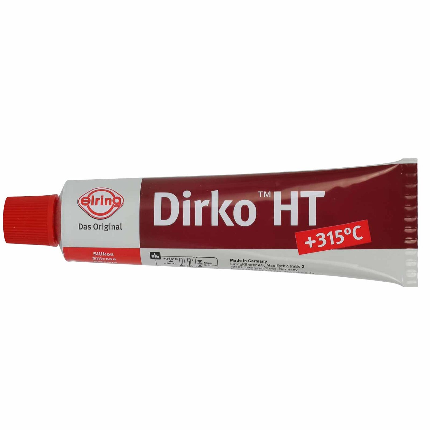 Dirko HT Dichtmasse Rot 70ml dauerelastisch bis 315°C -   Onlin, 12,99 €