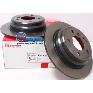 Brembo Bremsscheibe 298x10mm fr BMW e39 Hinterachse