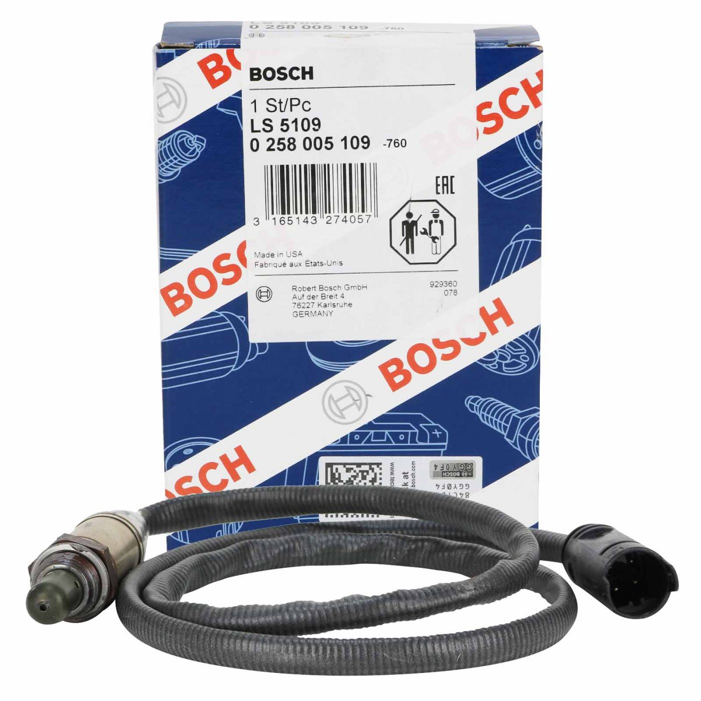 Bosch Lambdasonde nach Kat für 6 Zyl BMW E46 E39 E60 E65 X3 X5 Z3