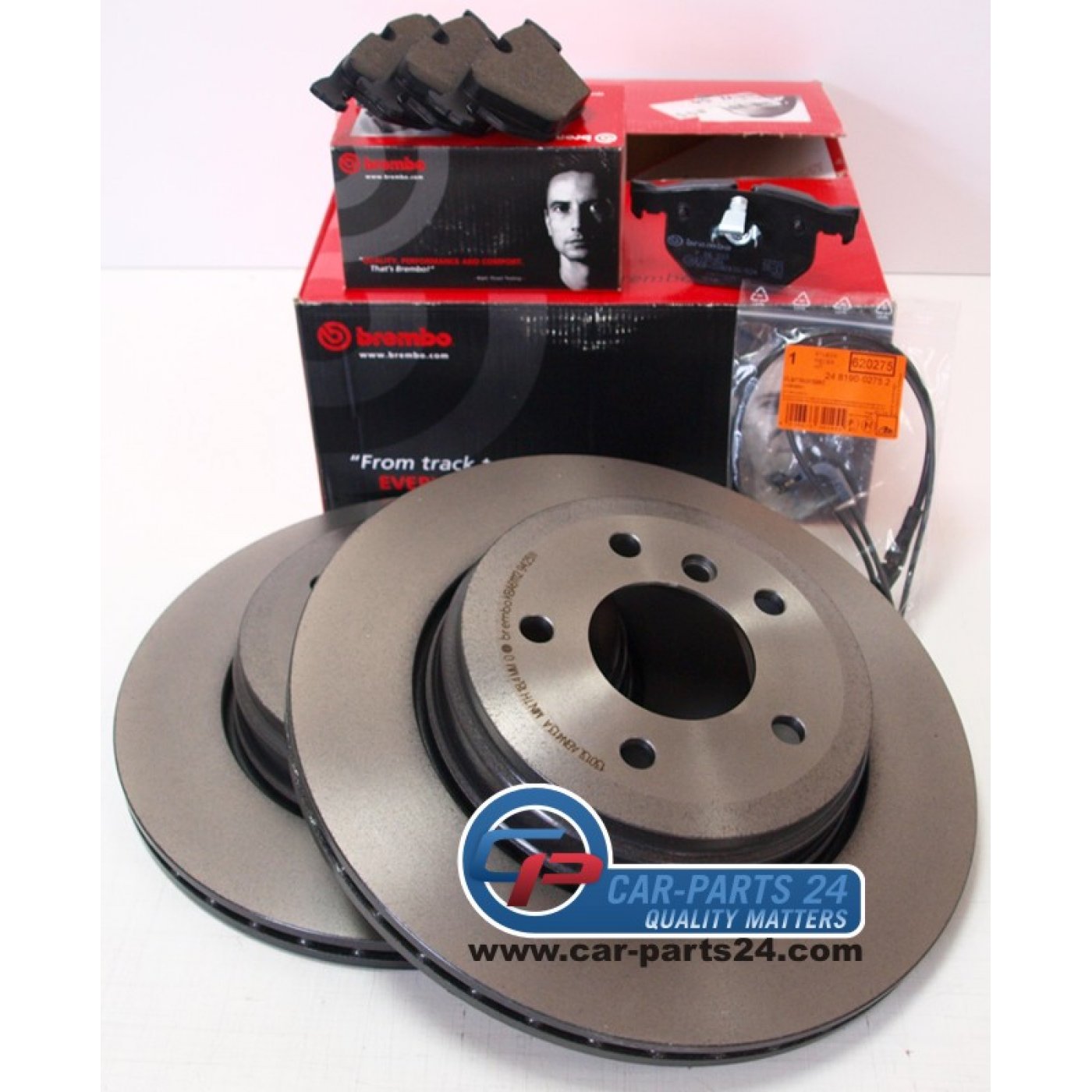 Brembo Bremsenset hinten 320x20mm BMW e60 Bremsscheiben + Bremsbeläge +  Senso, 159,99 €