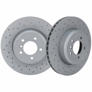 Zimmermann Sport Bremsscheiben gelocht 348x30mm BMW e60 e61 e63 e64