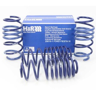 H&R 50mm lowering springs for FORD Fiesta VI