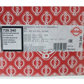 Elring gasket set for cylinder head cover cylinder 5-8 for BMW N62 engines