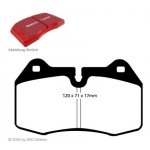 EBC Redstuff Bremsbelge vorne fr BMW e31 e38 mit...