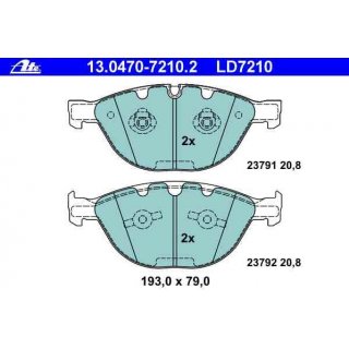 ATE Ceramic Bremsbelge BMW e60 / e61 / e65 / e66 (fr 348mm Scheiben)