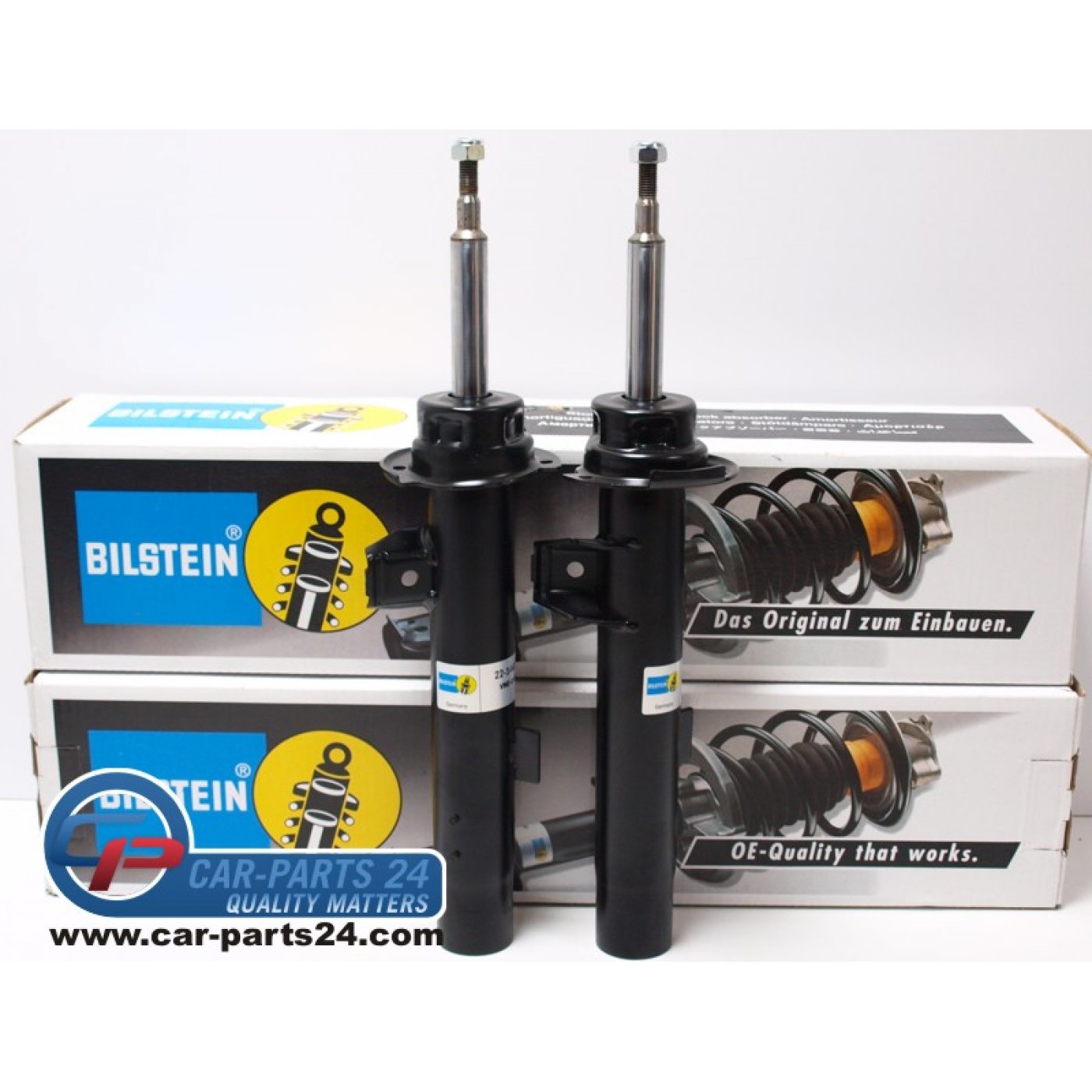 2 x Bilstein B4 Stoßdämpfer / Federbein vorne für BMW 1er E81 E87