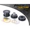 2 x Powerflex PFF5-801BLK PU bushes for rear upper control arm front axle for BMW e24 + e28