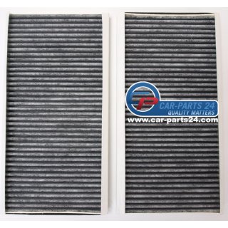 2x interior air Cabin air filter Activated Carbon BMW e60 e61