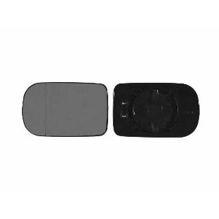 Spiegelglas BMW e39 / e38 rechts / links blau asphrisch beheizt 16,6cm