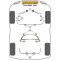 2 x Powerflex PFR5-1413-23 PU Stabilager 23mm Hinterachse für BMW X5 E70 F15 X6 E72 F16