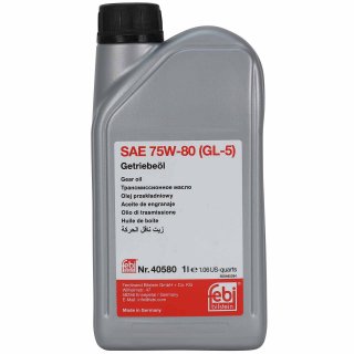 1 Liter SAE 75-80  GL-5 Getriebel MTF LT-2 MTF LT-2 /3