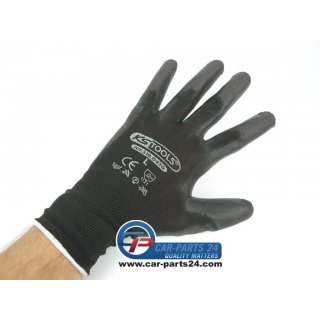 Arbeitshandschuhe Feinstrickhandschuhe gummiert Gre XL