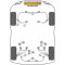2 x Powerflex PFF5-1601 PU Buchsen innen Querlenker Vorderachse BMW e21 e12 (Nr.1)
