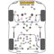 Powerflex PFR5-4616 innere PU Buchse unterer Querlenker der Hinterachse BMW E36 E46 Z4 X3 (Nr.19)